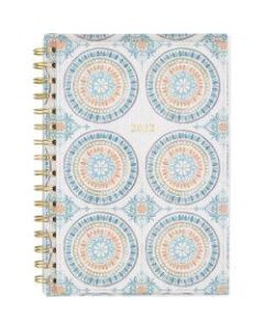 Cambridge Santiago Weekly/Monthly Planner, 8-1/2in x 5-1/2in, Orange/Blue/Yellow, January To December 2022, 1570-201