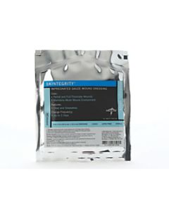 Medline Skintegrity Hydrogel-Impregnated Gauze Sponges, 4in x 4in, Case Of 30