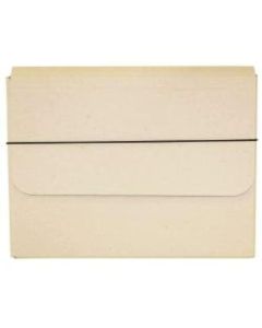 JAM Paper Strong Kraft Portfolio With Elastic Closure, 10in x 13 1/4in, Natural Kraft