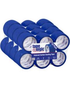 Tape Logic Carton-Sealing Tape, 3in Core, 3in x 55 Yd., Blue, Pack Of 24