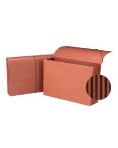 Smead Expanding Wallet, 5 1/4in Expansion, Legal Size, 15in x 10in, 30% Recycled, Redrope
