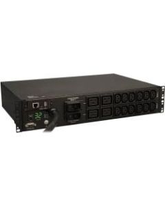 Tripp Lite PDU Monitored 230V 7.4kW 32A 12 C13; 4 C19 IEC-309 Horizontal 2U - 4 x IEC 60320 C19, 12 x IEC 60320 C13 - 7.30 kVA - 2U - Horizontal Rackmount"