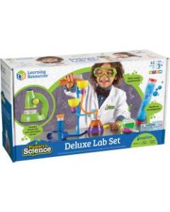 Learning Resources Age3+ Primary Science Deluxe Lab Set - Theme/Subject: Learning - Skill Learning: Science Experiment, Problem Solving, Visual, Fine Motor, Direction, Sequential Thinking, Prediction - 45 Pieces - 3+ - 1 / Set
