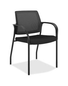 HON Ignition Mesh-Back Multipurpose Stacking Chair, Black