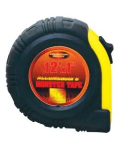 Kimberly-Clark Professional 12ft Monster Tape Measure - 12 ft Length 0.8in Width - Rubber, Stainless Steel