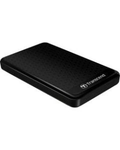 Transcend StoreJet 25A3 2TB External Hard Drive, SATA, Black