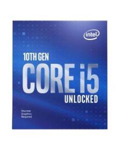 Intel Core i5 (10th Gen) i5-10600KF Hexa-core (6 Core) 4.10 GHz Processor - Retail Pack - 12 MB L3 Cache - 64-bit Processing - 4.80 GHz Overclocking Speed - 14 nm - Socket LGA-1200 - 125 W - 12 Threads