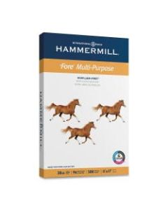 Hammermill Fore Multi-Use Paper, Ledger Size (11in x 17in), 20 Lb, Ream Of 500 Sheets