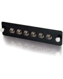 C2G Q-Series 6-Strand, FC, Zirconia Insert, SM FC Adapter Panel - 12 x FC - 12 Port(s) - 12 x RJ-11