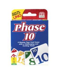 Mattel Phase 10 Card Game - 2 to 6 Players - 1 Each