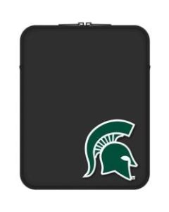 Centon Collegiate LTSCIPAD-MSU Carrying Case (Sleeve) Apple iPad Tablet - Black - Bump Resistant - Neoprene, Faux Fur Interior - Michigan State University Logo