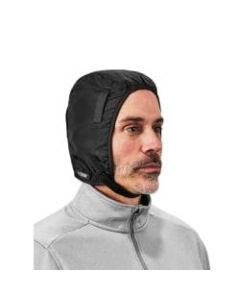 Ergodyne N-Ferno 6840 2-Layer Winter Hard Hat Liners, One Size, Black, Pack Of 12 Liners