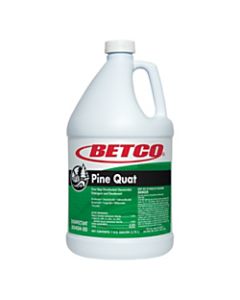 Betco Pine Quat Floor Disinfectant & Deodorizer, 1 Gallon Bottle, Case Of 4