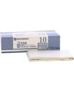 Skilcraft Maximum Performance Can Liners, 24in x 23in, Clear, Box Of 250