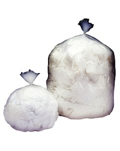 Skilcraft Maximum Performance Can Liners, 33in x 39in, Clear, Box Of 125