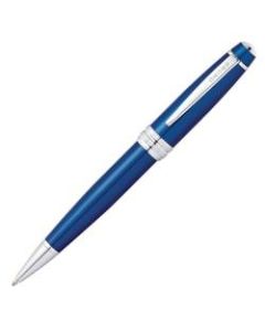 Cross Bailey Ballpoint Pen, Medium Point, 0.7 mm, Blue Barrel, Black Ink