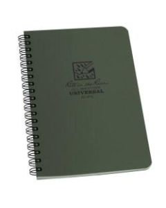 Rite in the Rain All-Weather Spiral Notebooks, Side, 4-5/8in x 7in, 64 Pages (32 Sheets), Green, Pack Of 6 Notebooks