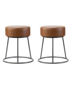 Glamour Home Amie Dining Chairs, Brown, Set Of 2 Chairs
