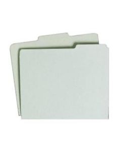 File Guide Card Sets, 1/3 Cut, 1st Position, Letter Size, 50% Recycled, Green, Pack Of 100 (AbilityOne 7530-00-988-6515)