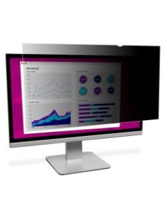 3M High-Clarity Privacy Filter, For 24in Widescreen Monitors (16:10), Black, Reduces Blue Light,HC240W1B