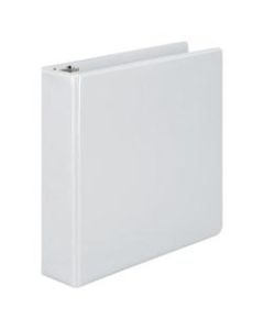 Wilson Jones View 3-Ring Binder With EasyLoad Rings, 2in D-Rings, 49% Recycled, White