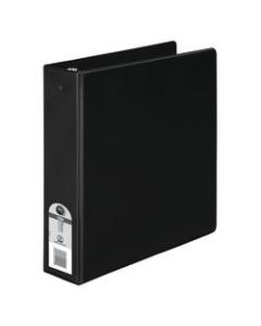 Wilson Jones 3-Ring Binder, 2in Round Rings, 36% Recycled, Black