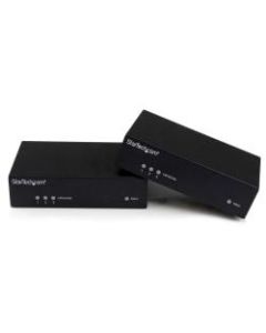 StarTech.com HDMI over CAT5 HDBaseT Extender - Power over Cable - IR - RS232 - 10/100 Ethernet - Ultra HD 4K - 330 ft (100m) - Extend an HDMI signal by up to 330ft (100m) over CAT5 / CAT6 cable, with 10/100 network, infrared, serial control