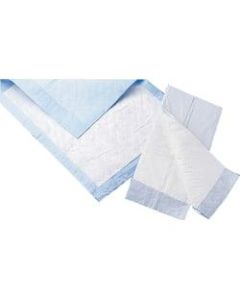 Protection Plus Fluff-Filled Disposable Underpads, Economy, 23in x 36in, 5 Underpads Per Bag, Case Of 30 Bags
