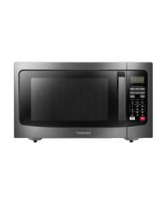 Toshiba 1.2 Cu. Ft. Countertop Microwave With Smart Sensor, Black Stainless Steel