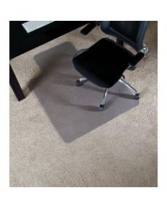 Deflecto EnvironMat Chair Mat For Low Pile Carpets, 36in x 48in, Standard Lip, Clear