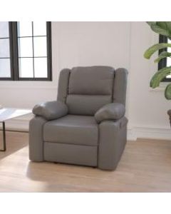 Flash Furniture Harmony Series Recliner Chair, Gray/Black