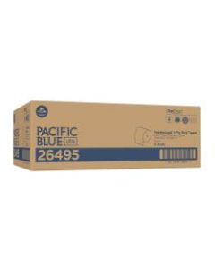Pacific Blue Ultra by GP PRO High-Capacity 1-Ply Paper Towels, 100% Recycled, Brown, 1150ft Per Roll, Pack Of 6 Rolls