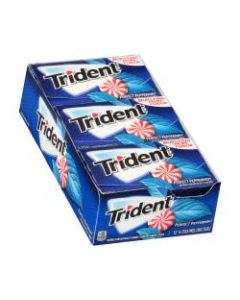 Trident gum Sugar-Free Original Gum, 14 Pieces Per Pack, Box Of 12 Packs