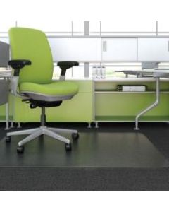 Deflect-O EnvironMat Chair Mat For Low Pile Carpets, 46in x 60in, Clear