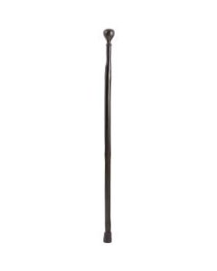 Brazos Walking Sticks Free-Form Turned-Knob Iron Bamboo Walking Cane, 40in, Black