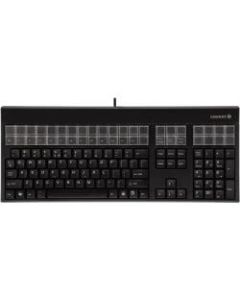 CHERRY LPOS (Large Point of Sale) Keyboard - 173 Keys - QWERTY Layout - 42 Relegendable Keys - USB - Black