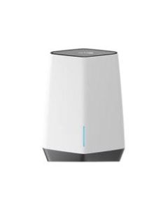 NETGEAR Orbi Pro SRS80 AX6000 WiFi 6 Tri-band Add-on Satellite - Wi-Fi range extender - 5 ports - GigE, 2.5 GigE - Wi-Fi 6 - 2.4 GHz (1 band) / 5 GHz (2 bands) - DC power