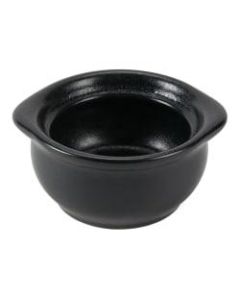 Foundry Onion Soup Bowls, 8 Oz, Black, Pack Of 12 Bowls