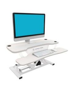 VersaDesk Power Pro Sit-To-Stand Height-Adjustable Electric Desk Riser, White