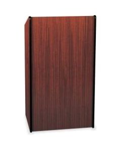 AmpliVox Presidential Plus Lectern - 46.50in Height x 25.50in Width x 20.50in Depth - Assembly Required - Laminated, Mahogany, Melamine