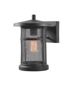 Kenroy Home Carlson 1-Light Large Wall Lantern, 8inW, Black