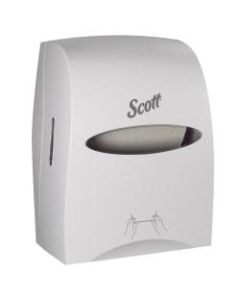 Scott Essential Hard Roll Towel Dispenser, 13 1/16inH x 11inW x 16 15/16inD, White