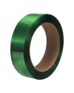 Office Depot Brand Smooth Polyester Strapping, 1/2in x 3,600ft, Green, Pack Of 2 Rolls