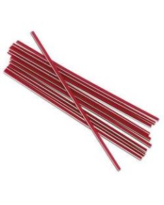 Stir Stick Plastic Stir Sticks, 5in, Red/White, Case Of 10,000