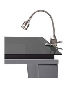 Adesso Prospect LED Clip Lamp, Adjustable Height, 13 3/4inH, Steel
