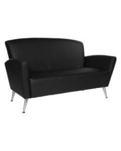 Office Star SL50552 Loveseat, Black