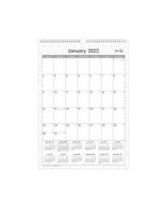 Blue Sky Enterprise Monthly Safety Wirebound Wall Calendar, 12in x 17in, Multicolor, January To December 2022, 117373