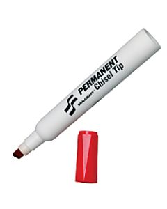 Chisel Point Markers, Red, Box Of 12 (AbilityOne 7520-00-973-1062)
