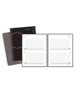 AT-A-GLANCE Plan. Write. Remember. Two Days Per Page Planning Notebook, Undated, 8 1/2in x 11in, Black
