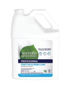 Seventh Generation Professional Disinfecting Bathroom Cleaner, Lemongrass Citrus, 1 Gallon, Carton Of 2 Bottles
